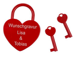 PICARD Geschenkbox Valentinstag Latthammer Pink Edition + Liebesschloss mit Gravur