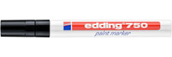 5 x edding 750 Lackmarker schwarz im Set