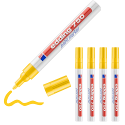 5 x edding 750 Lackmarker gelb im Set
