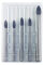 Projahn Crystal Glas- und Fliesenbohrer Satz 5-tlg 2x 6mm + 2x 8mm + 1x 10mm