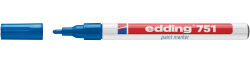 5 x edding 751 Lackmarker Blau im Set