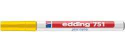 5 x edding 751 Lackmarker Gelb im Set