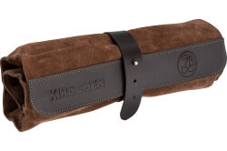 KIRSCHEN WOODWORKER Essentials Set 3 - Stechbeitelsatz 4-6-10-12-16-20-26-30 mm in Ledertasche + RYOBA Japansäge + Holzhammer + Anreißmesser 1831000 | Gravur möglich