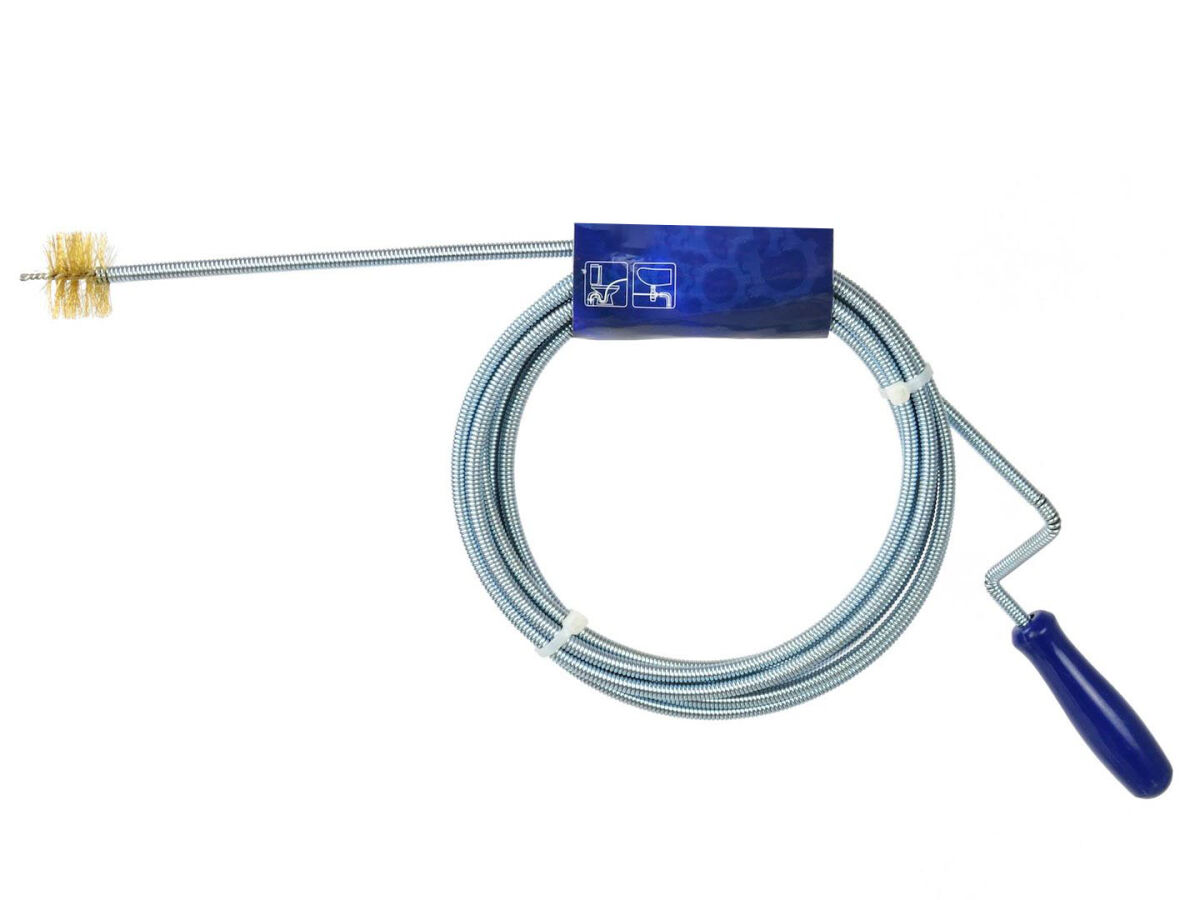 der kleine Handwerker Rohrreinigungsspirale Mit Bürste 6 Mm × 3 M