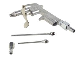 Druckluft-Ausblaspistole 5-tlg. – mit 90 mm & 180 mm Verlängerung + Adapter