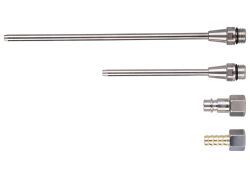 Druckluft-Ausblaspistole 5-tlg. mit 3 Düsen 20/100/180 mm + Anschlusskupplungen