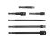 Stecknuss-Adapter & Verlängerungs-Satz – 6-tlg. 1/4"–1/2" für Schlagschrauber
