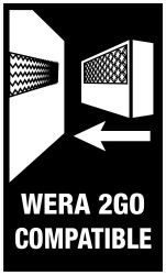 Wera 8100 SA 13 Zyklop Comfort Knarrensatz Umschalthebel 1/4"-Antrieb metrisch