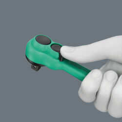 Wera 8100 SA 13 Zyklop Comfort Knarrensatz Umschalthebel 1/4"-Antrieb metrisch