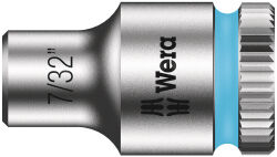 Wera 8100 SA 15 Zyklop Comfort Knarrensatz Umschalthebel 1/4"-Antrieb zöllig