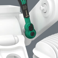 Wera 8100 SA 15 Zyklop Comfort Knarrensatz Umschalthebel 1/4"-Antrieb zöllig