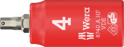 Wera 8100 SA VDE 1 Zyklop Knarrensatz isoliert Umschalthebel 1/4"-Antrieb metrisch
