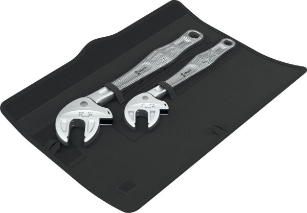 Wera 6004 Joker 2 Set 1 selbstjustierender Maulschlüssel 19-32 mm / 3/4"-1 1/4"
