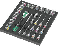 Wera 9705 Tool Rebel Werkstattwagen Stainless 1 mit Bestückung 177-teilig