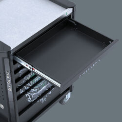 Wera 9706 Tool Rebel Werkstattwagen Stainless 2 mit Bestückung 191-teilig
