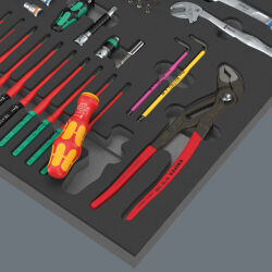 Wera 9753 Schaumstoffeinlage Kraftform Kompakt Wartung Set 1