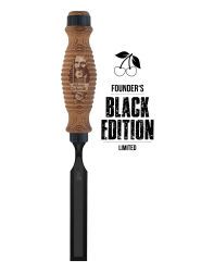 KIRSCHEN Founders Black Edition Stechbeitel 20 mm mit graviertem Akazienholzheft Sonderedition | Gravur möglich