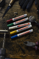 5 x edding 8750 Industrie Lackmarker rot im Set