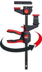 BESSEY 2 x Einhand-Tischzwinge mit drehbarem Griff...