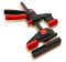 BESSEY 2 x Einhand-Tischzwinge mit drehbarem Griff für Führungsschienen EZR360-15SET 150 x 60 mm