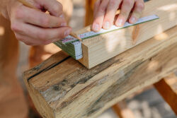 KIRSCHEN Geschenkbox Founder’s Black Edition Stechbeitel mit Gravur | Personalisiertes Vatertags Geschenk für Handwerker