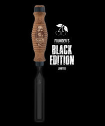 KIRSCHEN Geschenkbox Founder’s Black Edition Stechbeitel mit Gravur | Personalisiertes Vatertags Geschenk für Handwerker