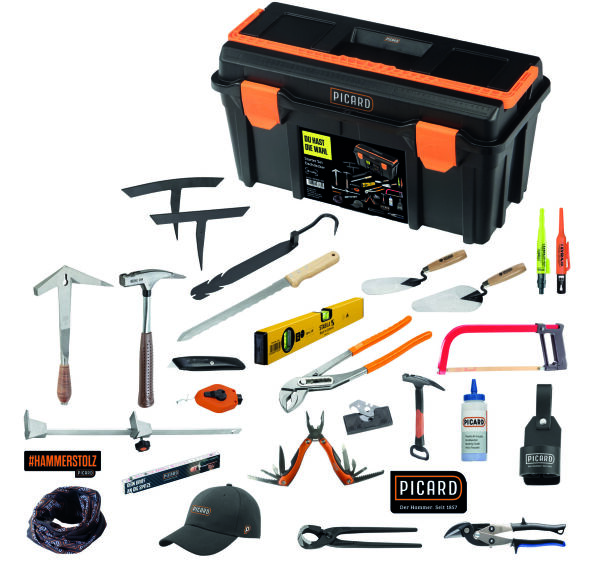 PICARD Starter Set Dachdecker im Kunststoffkoffer 28-teilig Nr. 0070021-010