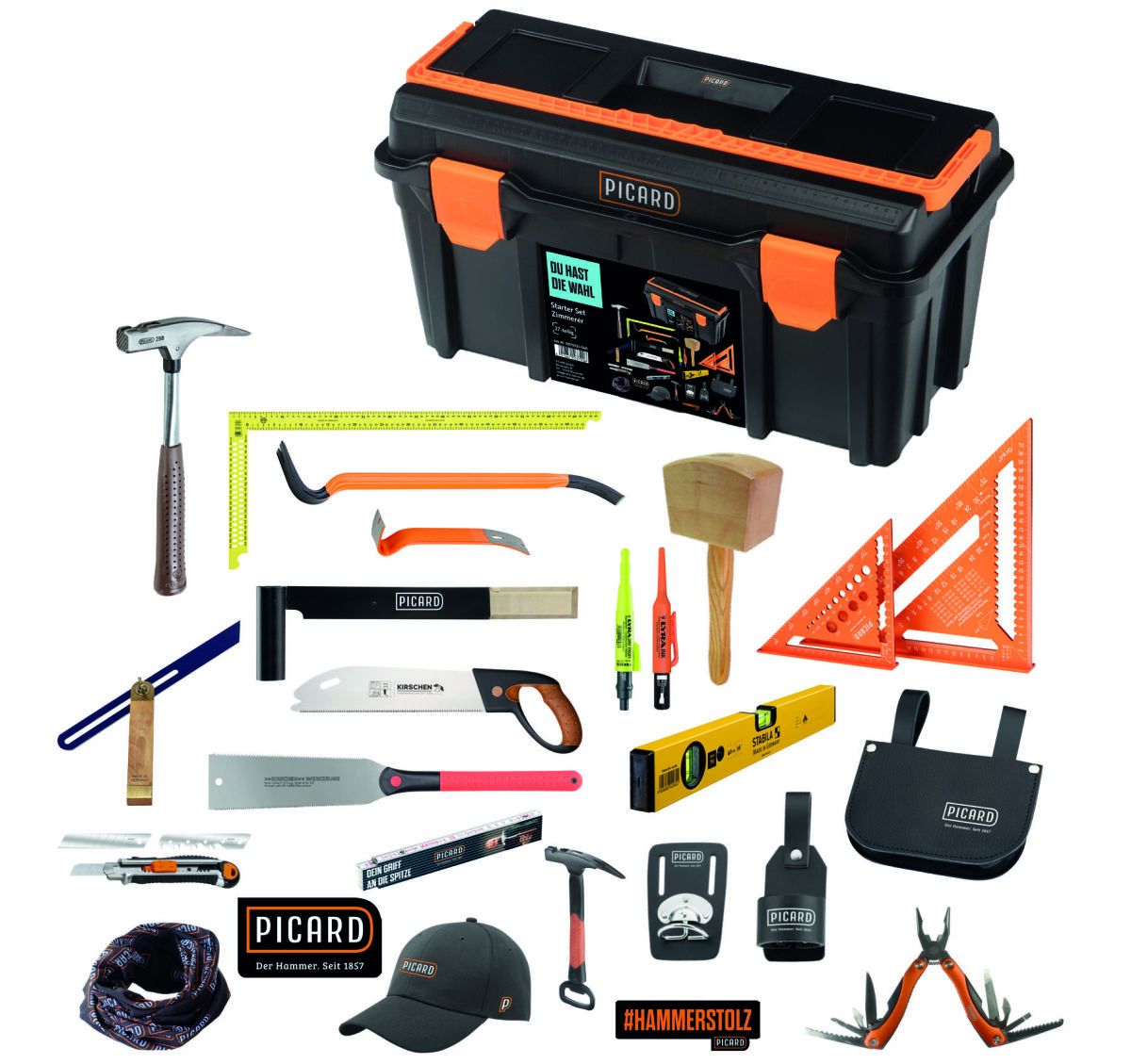PICARD Starter Set Zimmerer im Kunststoffkoffer 27-teilig Nr. 0070021-040