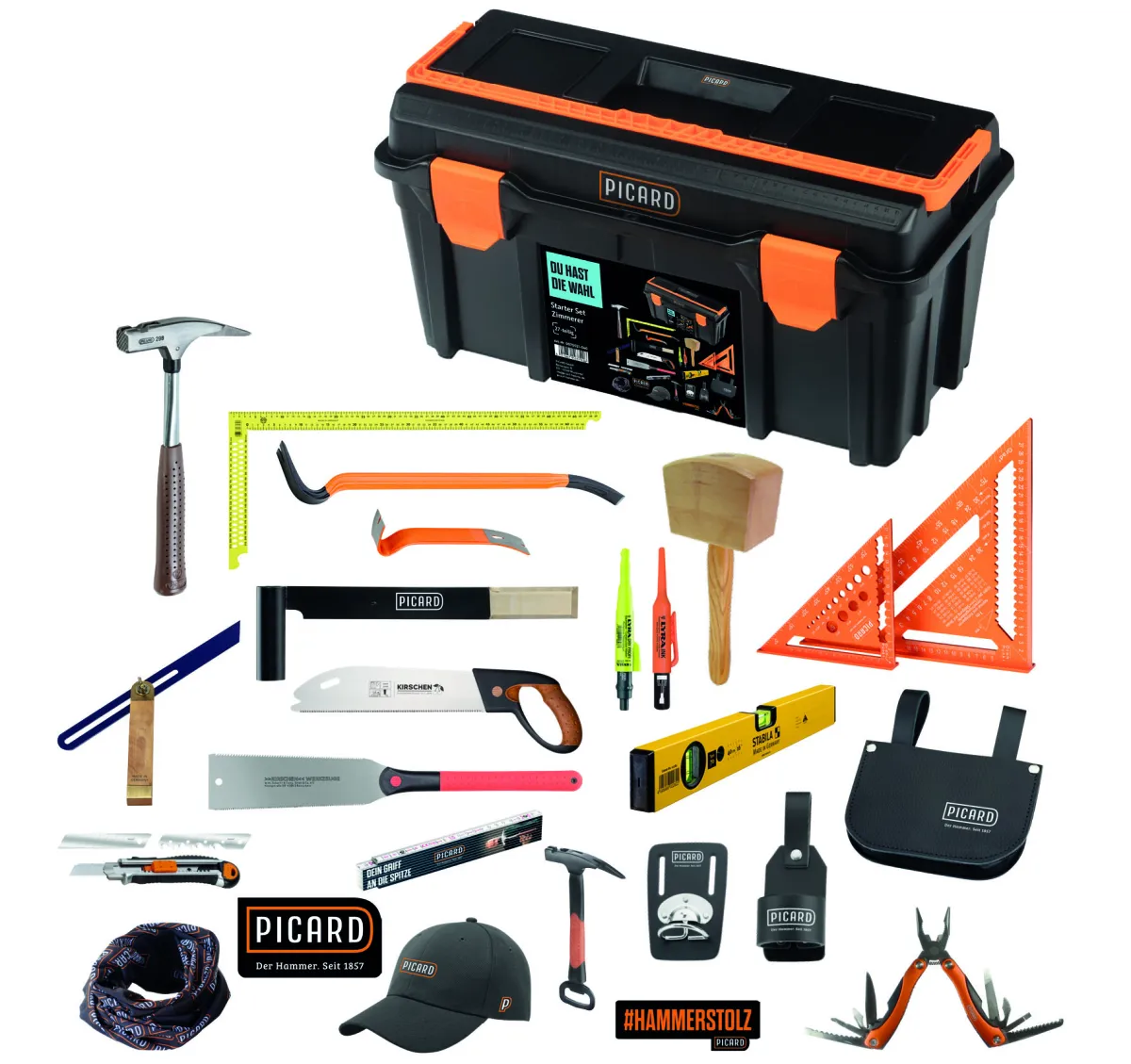 PICARD Starter-Set Zimmerer im Kunststoff-Koffer XL