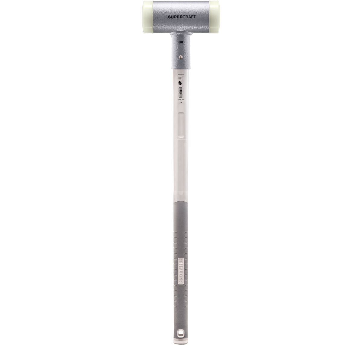 HALDER SUPERCRAFT Vorschlaghammer Ø 80 mm rückschlagfrei mit 3-Komponentenstiel 4,75 kg