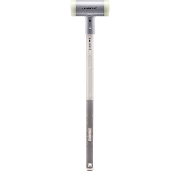 HALDER SUPERCRAFT Vorschlaghammer Ø 80 mm rückschlagfrei mit 3-Komponentenstiel 4,75 kg