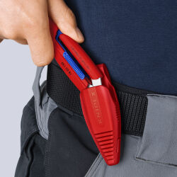 KNIPEX 78 03 150 V01 Slim Knips 150 mm mit Holster INOX-Chirurgenstahl