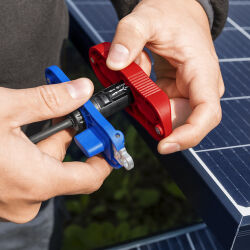 KNIPEX 97 49 66 3 Montagewerkzeug Set für MC4® / MC4® EVO 2 PV-Steckverbinder