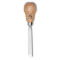 KIRSCHEN Kerbschnitzbeitel mit Rotbuchenheft 10 mm Stich 1 schräg Birnenform 5602010