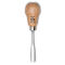 KIRSCHEN Kerbschnitzbeitel mit Rotbuchenheft 8 mm Stich 8 gekröpft mittlere Höhlung Birnenform 5629008