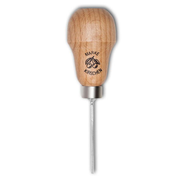 KIRSCHEN Zierschnitzeisen mit Rotbuchenheft 2 mm Stich 11 gerade Birnenform 5711200