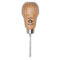 KIRSCHEN Zierschnitzeisen mit Rotbuchenheft 1 mm Stich 6 gebogen Birnenform 5715000