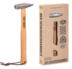 PICARD Geschenkbox EST 1857 Schlosserhammer 500g mit Gravur | Exklusives Handwerker Geschenk zu Geburtstag & Jubiläum