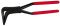 BESSEY Falzzange 90° gebogen mit PVC Griffen D35-60-P