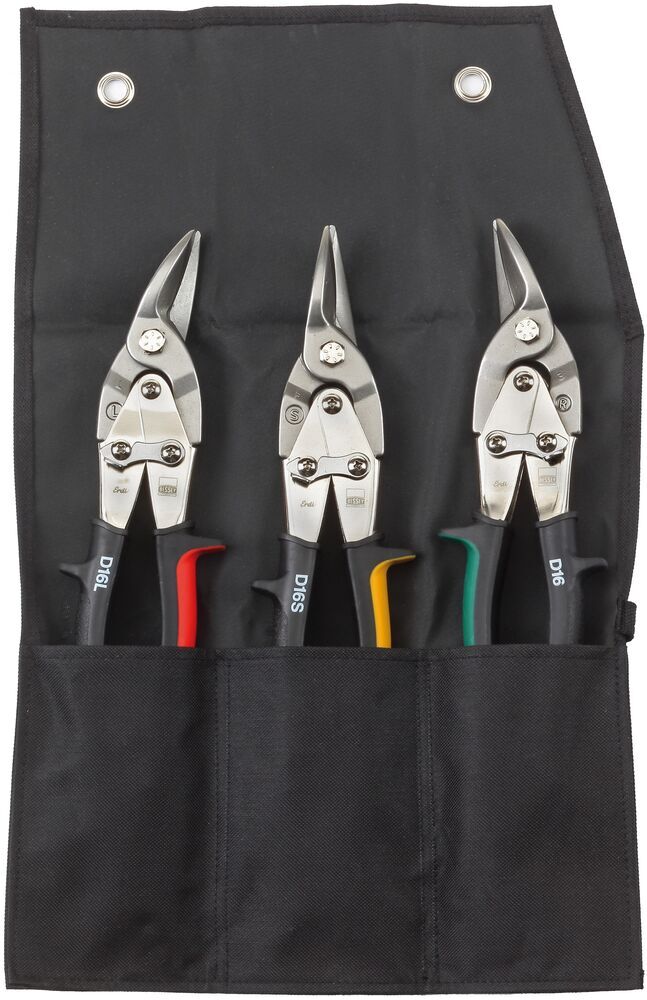 BESSEY Figurenscheren-Set in Rolltasche DSET16