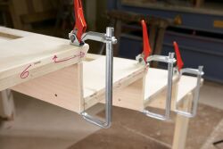 BESSEY Hebelzwinge classiX GSH16 Spannweite 160 mm, Ausladung 80 mm