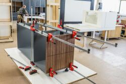 BESSEY 2 x Korpuszwinge REVO KRE30-2K-OH Spannweite 300 mm, Ausladung 95 mm