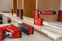 BESSEY 2 x Korpuszwinge REVO KRE80-2K-OH Spannweite 800 mm, Ausladung 95 mm