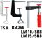 BESSEY Tischklemme LM15/5R8 150 x 50 mm