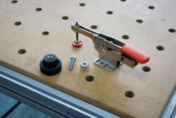 BESSEY Waagrechtspanner mit Zubehör-Set STC-HH50-T20 Spannweite 40 mm