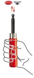 BESSEY Spindel kpl. m. Holzgriff, wechs. Druckplatte, Schutzk. (TG/GZ/GMZ Auslad. 100 mm)