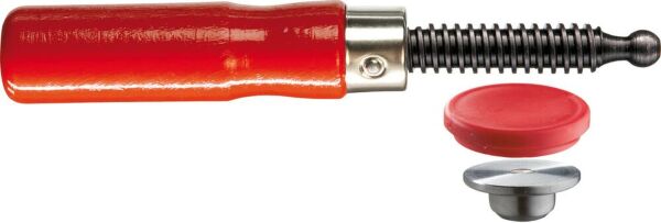 BESSEY Spindel kpl. m. Holzgriff, wechs. Druckplatte, Schutzk. (TG/GZ/GMZ Auslad. 140/170 mm)