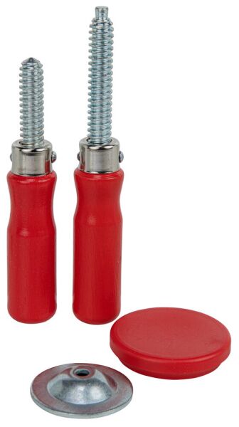 BESSEY Spindel-Set TFM (2 unterschiedl. Spindeln, +Druckplatte, +Schutzkappe)