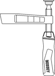 BESSEY Unterteil kpl. TG m. 2K-Griff (Auslad. 175 mm)