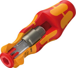 Wera Kraftform Kompakt VDE GO RA 2 Schraubendreher Set mit Holster PH 1 PH 2 Schlitz 0.6x3.5 und 1x5.5 5-tlg.